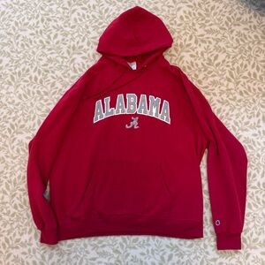 Champion Appliqué ALABAMA Hoodie Sweatshirt Size 2XL XXL